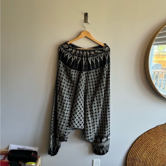 Hill tribe elephant women Aladdin style free cotton pants - Picture 8 of 12